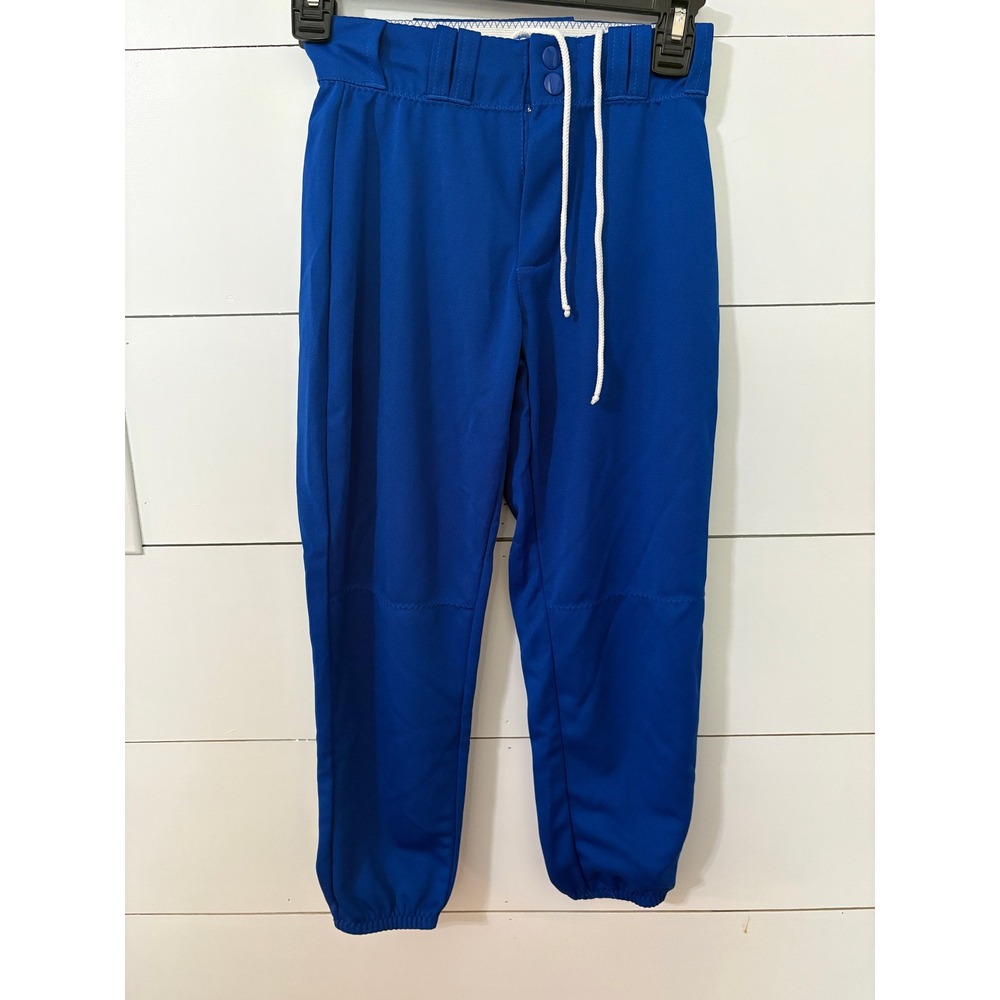 Allesom Athletic Women's XS Royal Blue Baseball‎ Softball Pants Elastic Waist